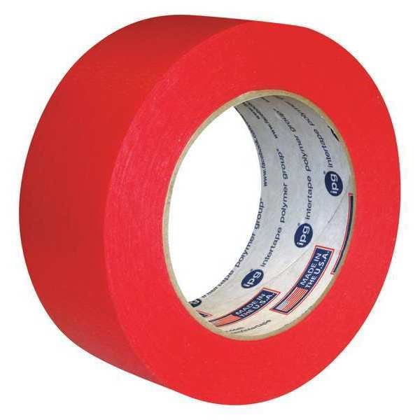 Pf3 Red 48Mmx54.8M Ipg, Pk24, 1.89" W x 54.8" L, Red, Synthetic Rubber/Resin Adhesive, 24 PK