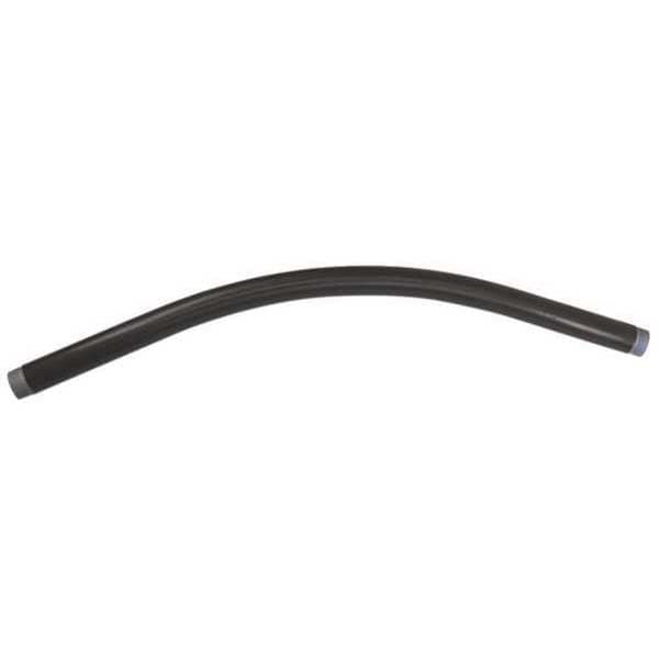 Radius Elbow 5 in Trade Size, PVC Coated, Black