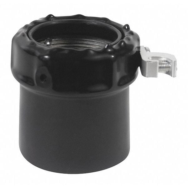 Conduit Fitting Bushing, 3/4 in, PVC, PVC Coated, Black
