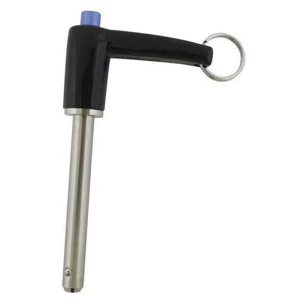 Ball Lock Pin, L-Handle, 1/2" Pin Dia.