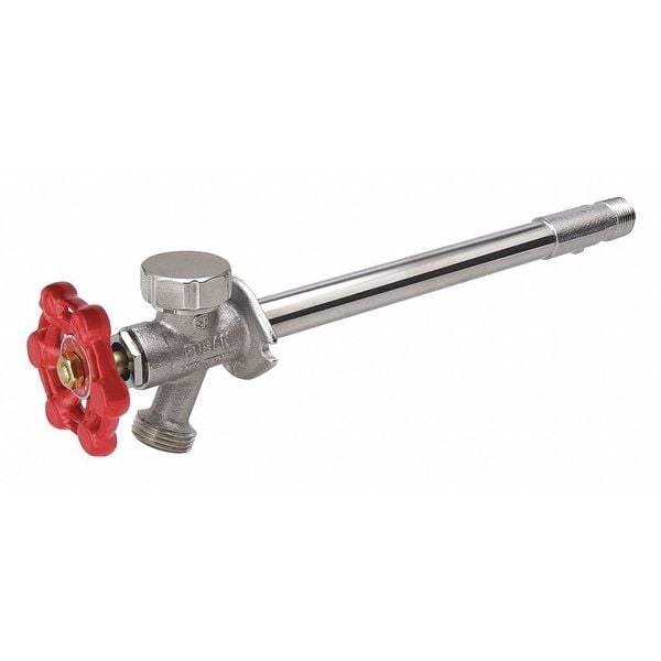 Angle Silcock, Chrome, 4"L, 1/2" Inlet Size