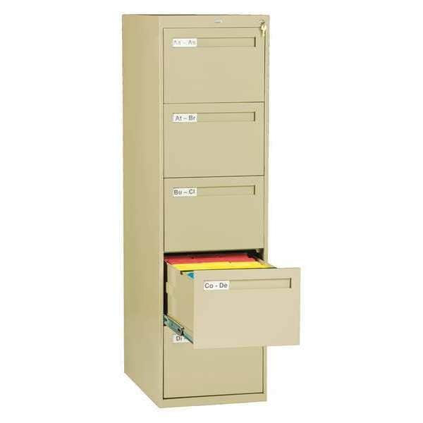 17-15/16" W 5 Drawer Sand, Legal