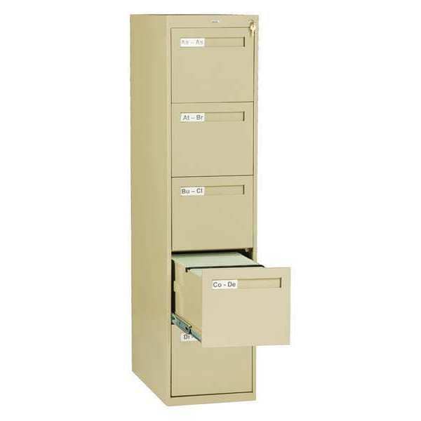 14-15/16" W 5 Drawer Sand, Letter