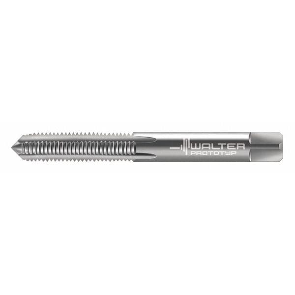 Straight Flute (Hand) Straight Flute Hand Tap, M8-1.00, Plug, Metric Fine, High Speed Steel, 4