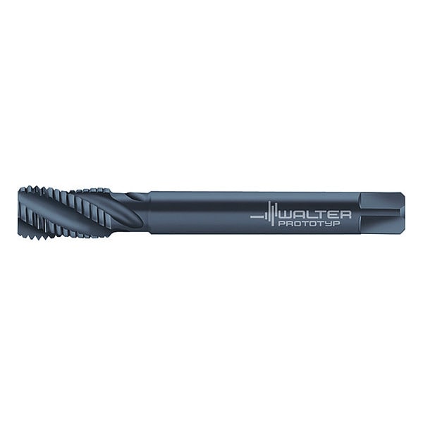 Spiral Flute Tap, 1-1/4"-7, Plug, UNC, 5 Flutes, Steam Oxide