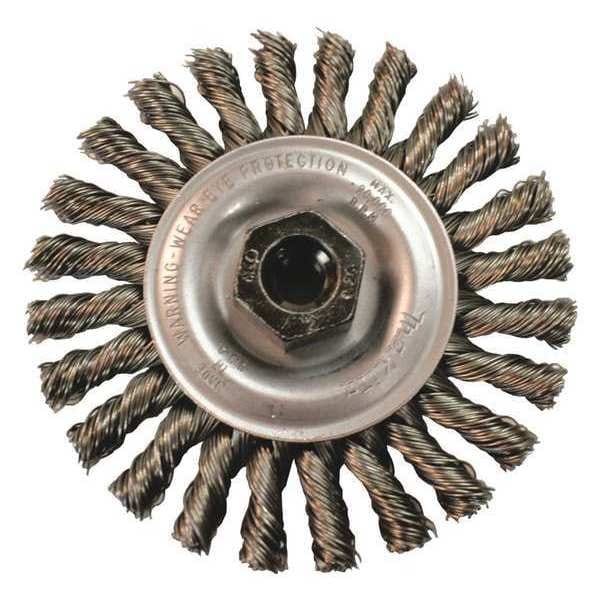 Threaded Wire Brush Wheel