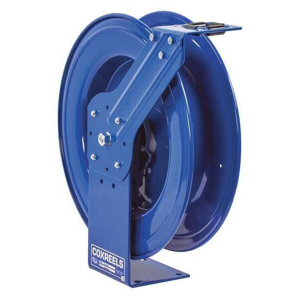 Spring Rewind Hose Reel Less Hose, 3/4" Hose Diameter, 25 ft. Length, 300 psi Max. Pressure
