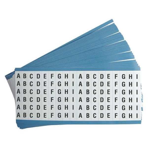 Wire Markers, Legend A-I, Black/White, PK25