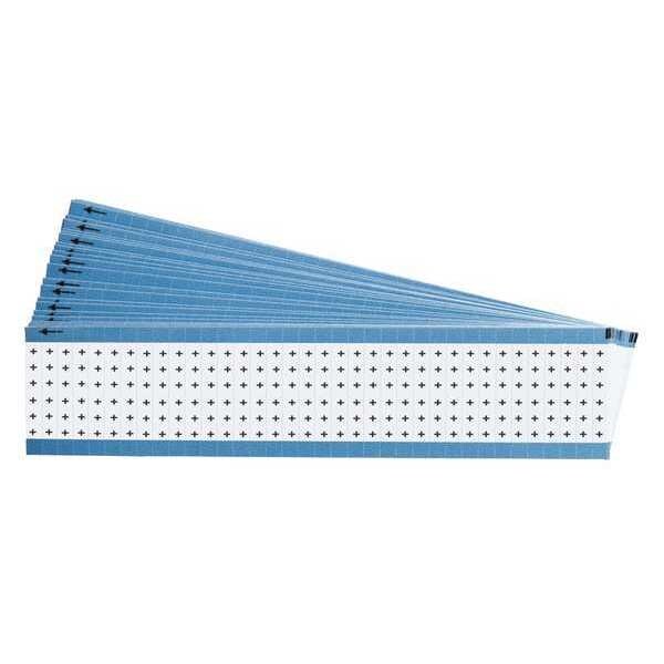 Wire Markers, Plus Sign, Black/White, PK25