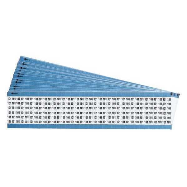 Wire Markers, Legend 101, Black/White, PK25, TWM-101-PK