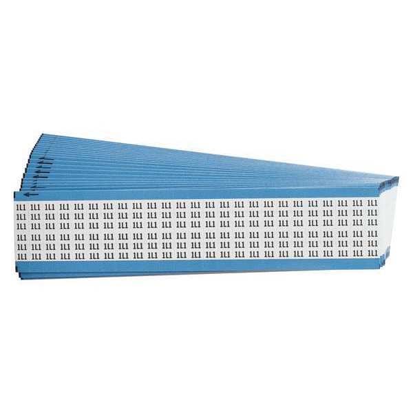 Wire Markers, Legend 1L1, Black/White, PK25, WM-1L1-PK