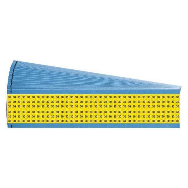 Wire Markers, Legend 30, Yellow, PK25