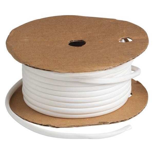 Heat Shrink Tube, 0.249 in, White, 100 ft