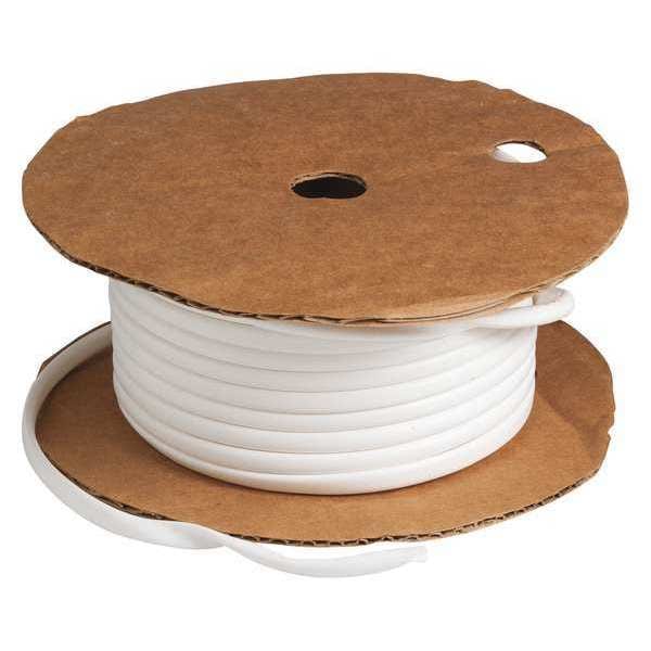 Heat Shrink Tube, 0.224 in, White, 100 ft