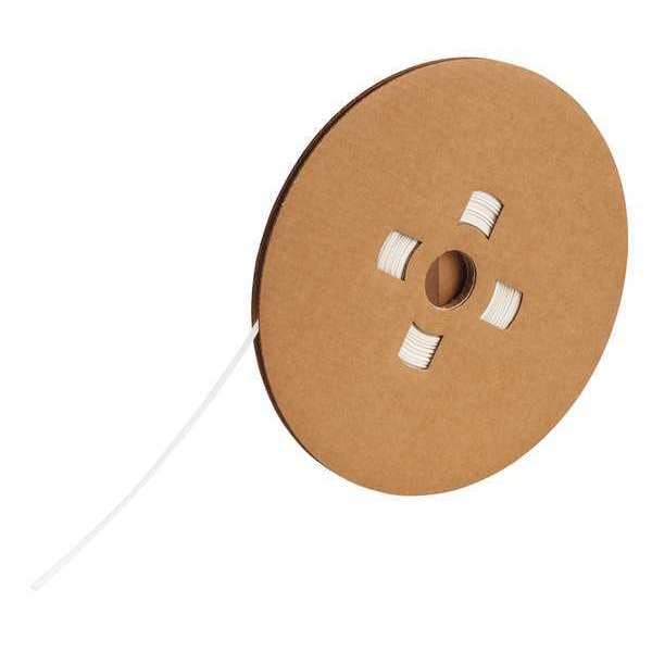 Heat Shrink Label, 3:1 I.D. Shrink Ratio, White, 250 ft