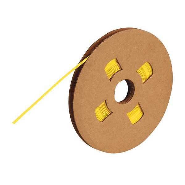 Heat Shrink Sleeve, 2:1 I.D. Shrink Ratio, Yellow, 100 ft