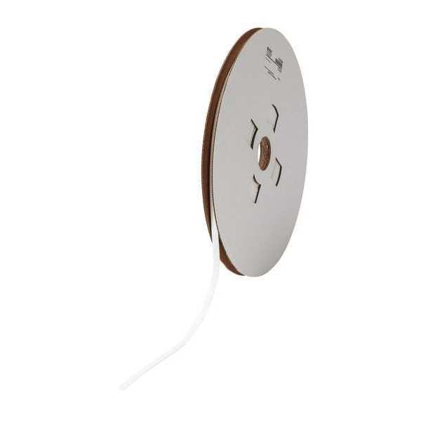 Heat Shrink Sleeve, 2:1 I.D. Shrink Ratio, White, 200 ft
