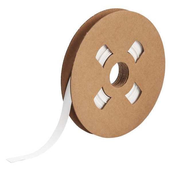 Heat Shrink Label, 3:1 I.D. Shrink Ratio, White, 75 ft