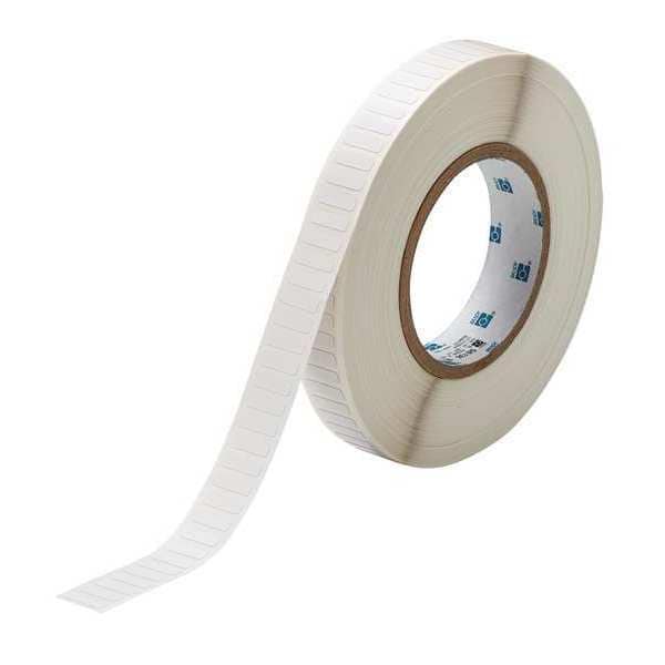 Printable Labels, 0.65 W x 0.2 H, White, 0.2 in Label H, 10000 Labels per Roll, White