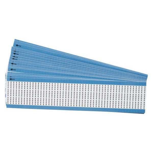 Wire Markers, Legend 6, Black/White, PK25, TMM-6-PK