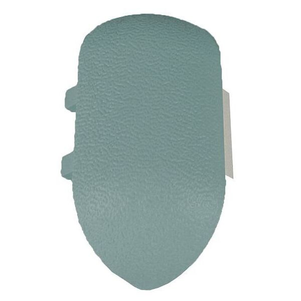 Outside Corner Guard, Teal, 1"W X 2-15/16"H