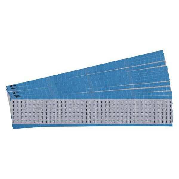 Wire Markers, Legend T, Black/Silver, PK25