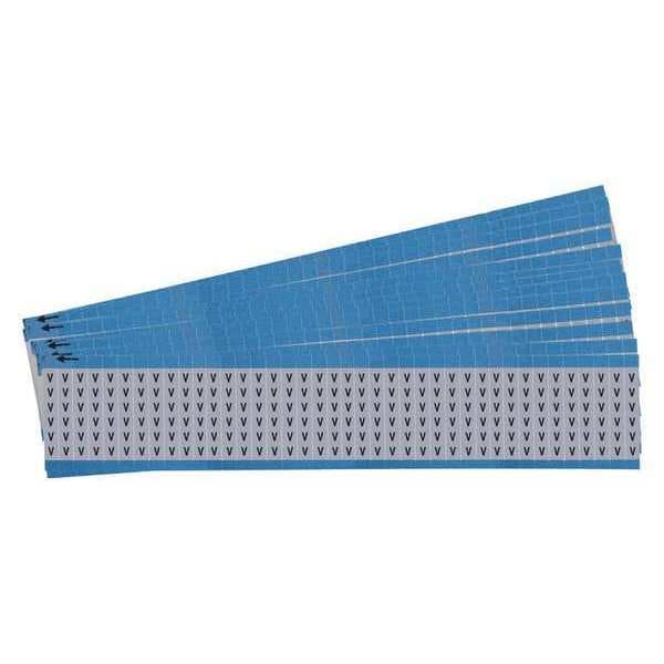 Wire Markers, Legend V, Black/Silver, PK25