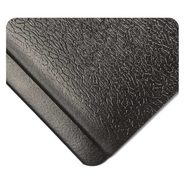 Antifatigue Mat, 11 ft. L x 2 ft. W, 1/2" Thickness, Solid, Black