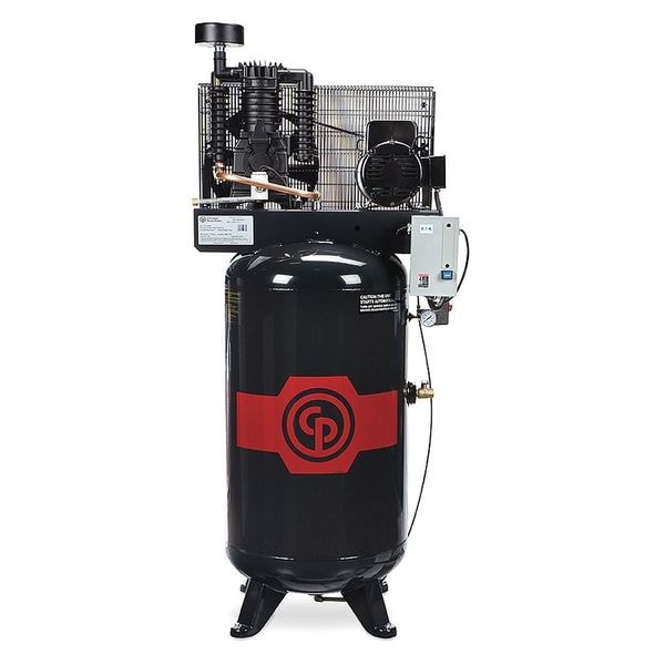 Piston Compressor, 7.5 HP, 80 gal., 460V