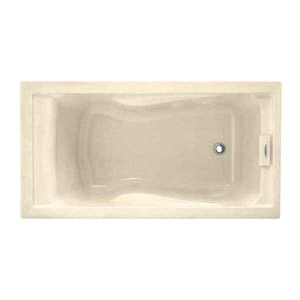 Deep Soak Bathtub, W/Apron, Rh, Linen