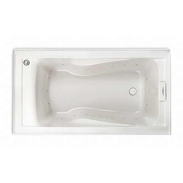 Combo Massage Bathtub, Rh Outlet, White