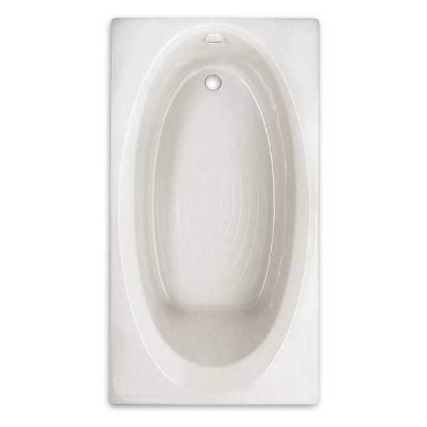 Evolution Oval Bathtub, White