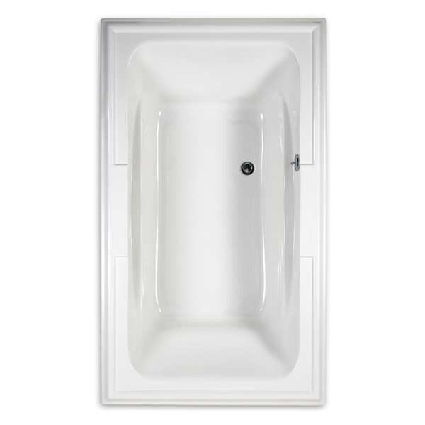 Town Square Bathtub, 6ft. X 42", White, 72" L, 42" W