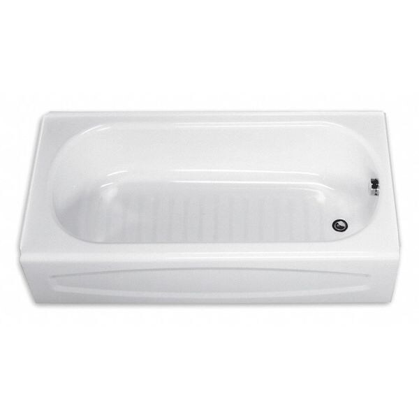 New Solar Bathtub, Rh Outlet, White