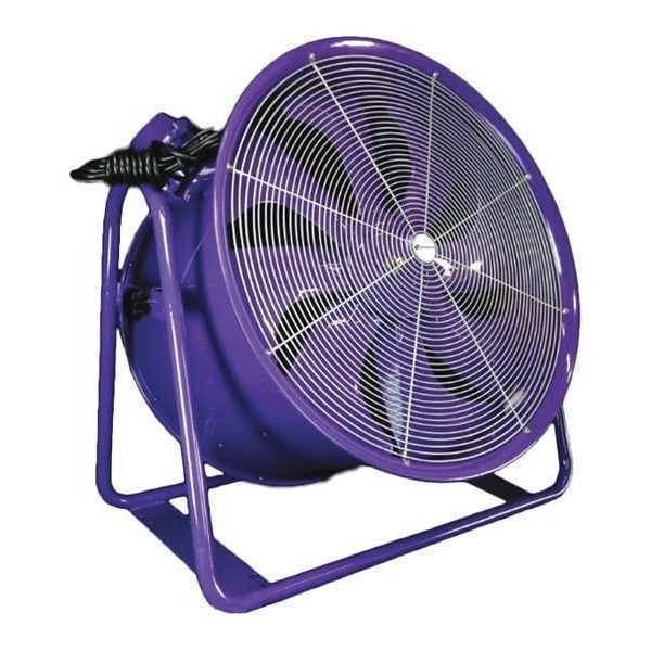 Tube Axial Fan, 2 HP, 14126 cfm, Tube, 110-120V/220-240V, 1 Phase, 32" W.