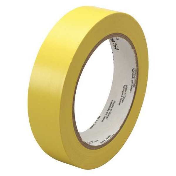 Vinyl Tape, 764, 1" x 36 yd, Yellow, PK36