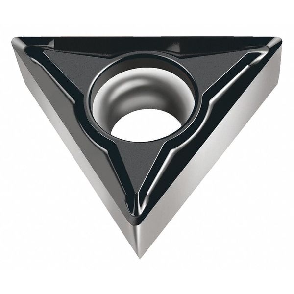 Triangle Turning Insert, Triangle, 7/32 in, TCGT, 0.4 mm, Carbide