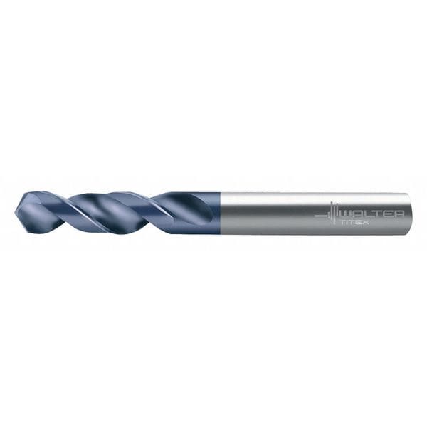 Screw Machine Drill Bit, 9.70 mm Size, 118  Degrees Point Angle, High Speed Steel, TiNAl Finish