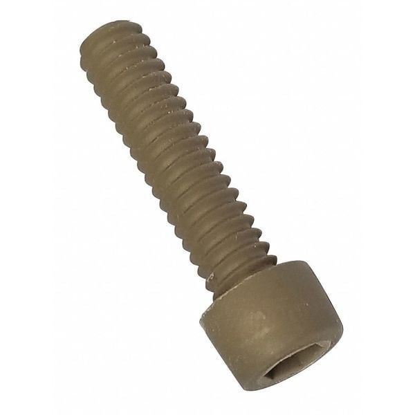 #10-32 Socket Head Cap Screw, Socket, Plain PEEK, 1-1/2 in Length, 10 PK