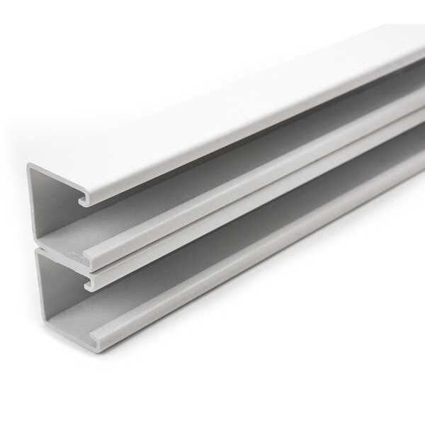 Side to Side Strut, Solid, Steel, Painted, None Hole Size, White