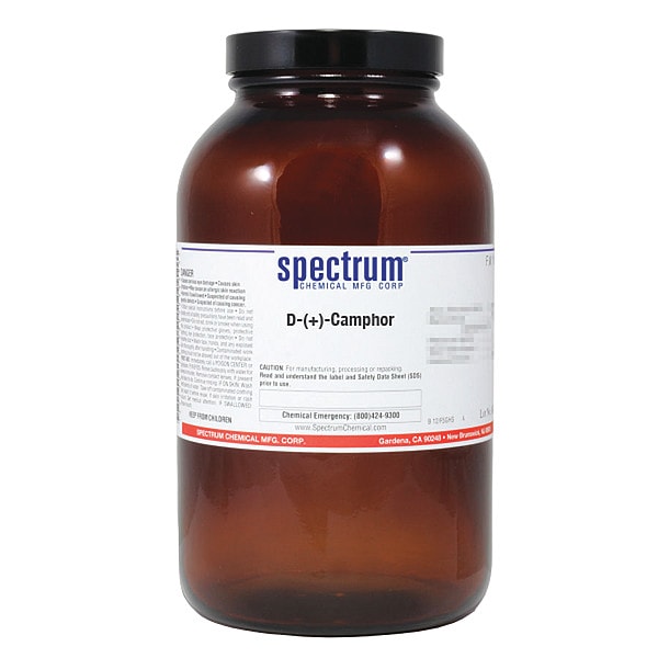 D-(+)-Camphor, 500g, CAS 464-49-3