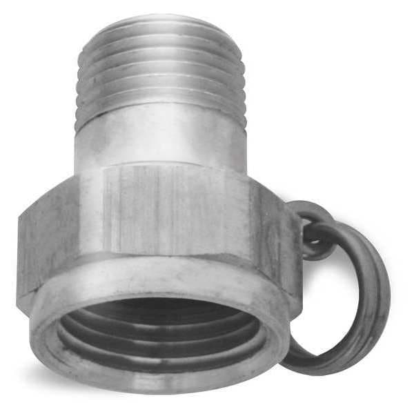 Hose Adapter, Stainless Steel, 1/2 in. MNPT Outlet