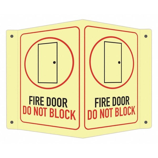 Safety Sign, 7-1/2" W, 6" H, 0.040" Thick