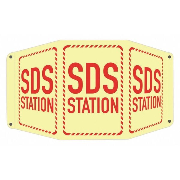 Safety Sign, 10in x 17.5in, Aluminum