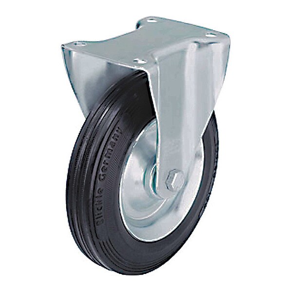 Solid Rubber Caster, 770 lb. Ld, Rigid