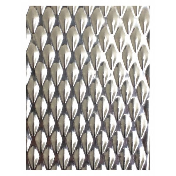 Silver SS Sheet, Rectangle, 48in Overall W