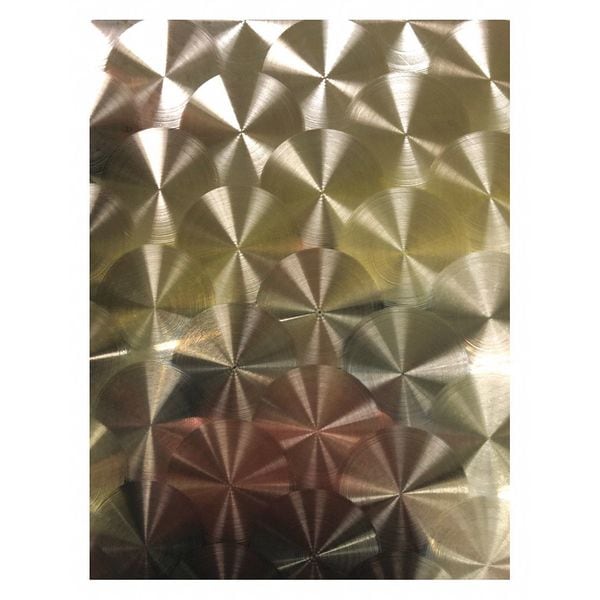 Sheet, Silver, 96" L, 48" W, 22 ga., BA, SS