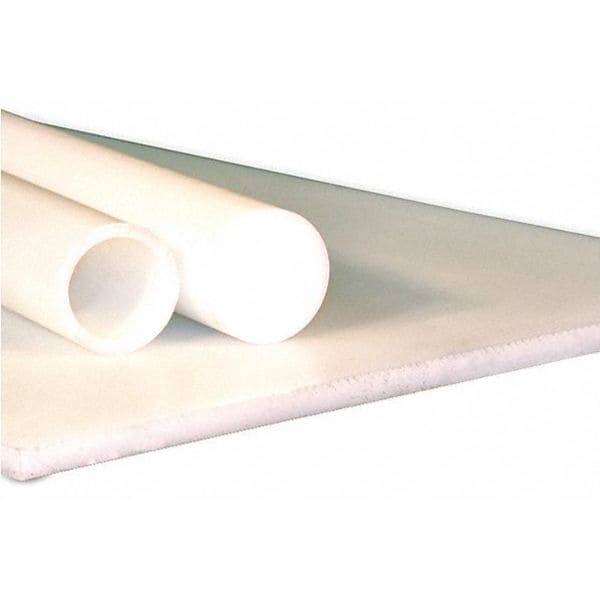 White UHMW-PE Rod Stock 5 ft. L, 1-3/8" Dia.