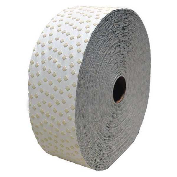 Wet Reflective Removable Tape, Retroreflective Polymer, 120 yd Length, 4" Width, 1/16 in Height