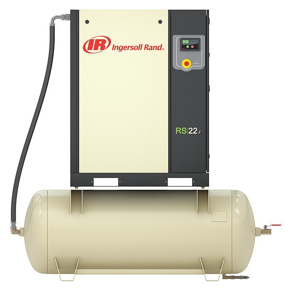 Rotary Screw Air Compressor, Horiz, 25 hp